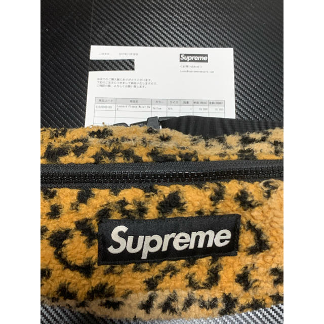 Supreme(シュプリーム)の☆送込・即納☆ Supreme Leopard Fleece Waist Bag メンズのバッグ(ウエストポーチ)の商品写真