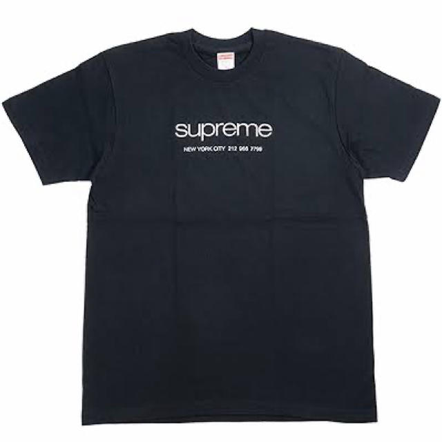 新品 20ss Supreme Shop Tee Tシャツ 黒 サイズM