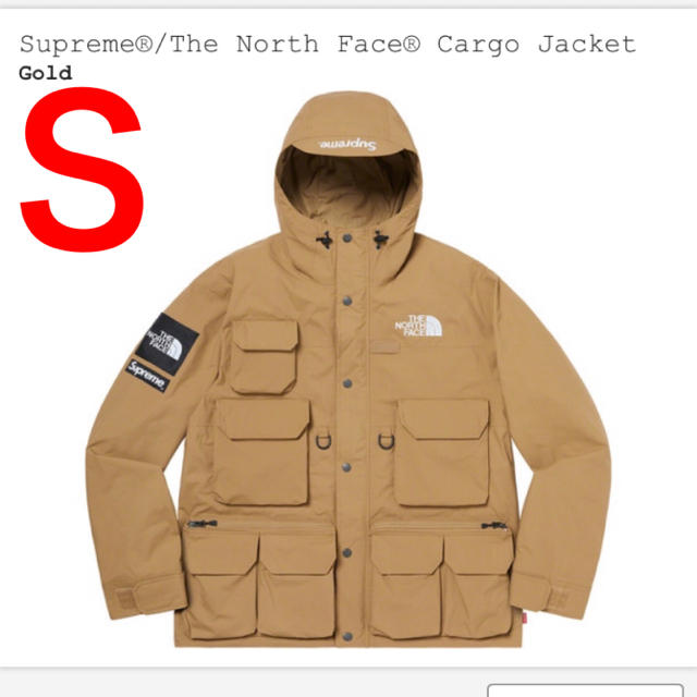 【S】supreme Cargo Jacketgoldサイズ