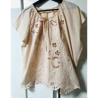 ツモリチサト(TSUMORI CHISATO)のツモリチサト  レーストップス貴重美品(カットソー(半袖/袖なし))