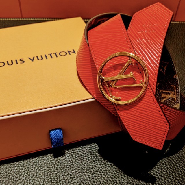 LOUIS VUITTON◆サンチュール.LVサークル35MM◆リバーシブル◆