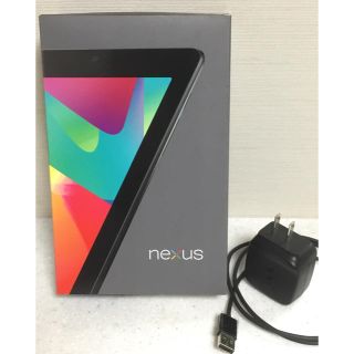 ネクサス7(NEXUS7)のASUS製 Androidタブレット Nexus7（Wi-Fiモデル）(タブレット)