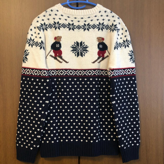 ポロベア POLO BEAR スキー柄 セーター ボーイズサイズ XL