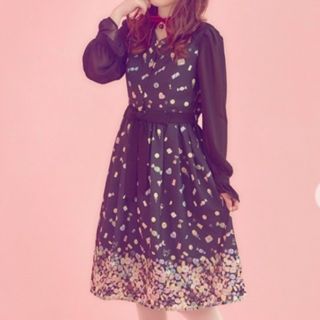 アクシーズファム(axes femme)のaxes femme　キャンディ柄ワンピース(ひざ丈ワンピース)