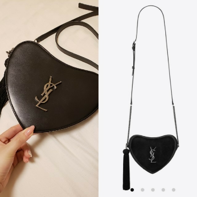 美品☆SAINT LAURENT☆ハートチェーンバッグ☆ | フリマアプリ ラクマ