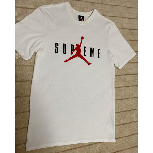 Supreme × NIKE AIR JORDAN  Tシャツ　S