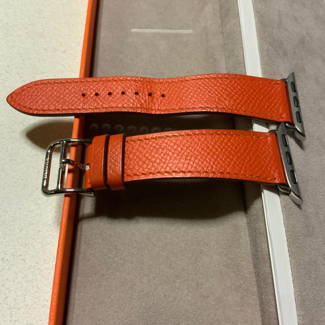 Hermes(エルメス)の(専用商品) Apple Watch 40mm エルメス レザー バンド メンズの時計(レザーベルト)の商品写真