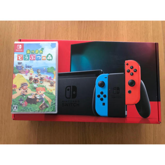 本日発送　Nintendo switch ネオン　どうぶつの森セット　新型