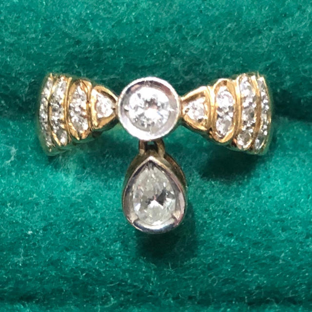 メレダイヤモンド K18リング - リング(指輪)