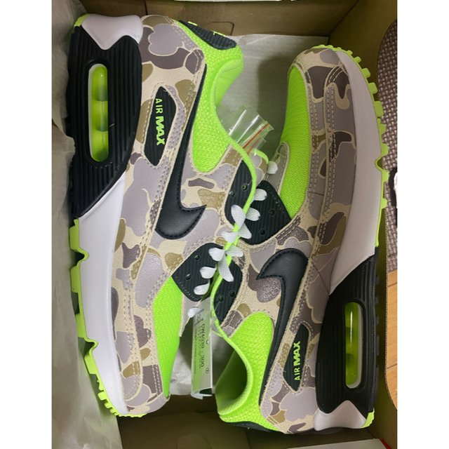 NIKE(ナイキ)のNIKE AIR MAX 90 GREEN CAMO ナイキ エアマックス 90 メンズの靴/シューズ(スニーカー)の商品写真