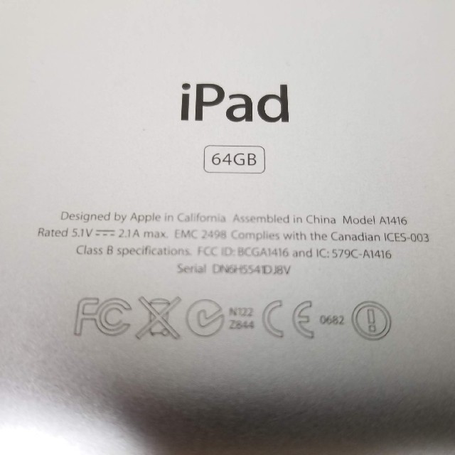 iPad (第3世代) Wi-Fi 64GB Black [MC707J/A]