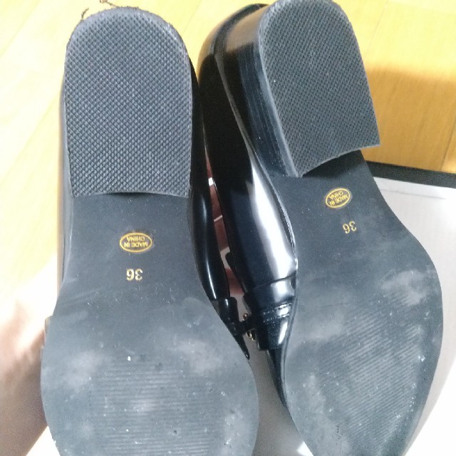 MURUA(ムルーア)のローヒールチェーンローファー レディースの靴/シューズ(ローファー/革靴)の商品写真