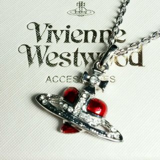 Vivienne Westwood - (限定)ディアマンテ ハートネックレス赤の通販 ...