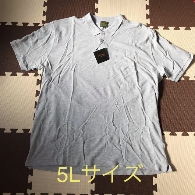 5Lサイズ 半袖鹿の子シャツ メンズ ポロシャツ メンズのトップス(ポロシャツ)の商品写真