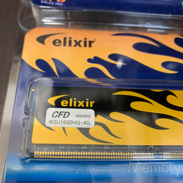 DDR3 メモリ 16GB CFD W3U1600HQ-4G x 4個 1