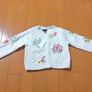 ベビーギャップ(babyGAP)の花柄カーディガン90(カーディガン)