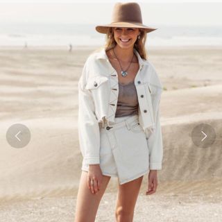 アリシアスタン(ALEXIA STAM)のALEXIA STAM Wrap Color Denim Shorts   (ショートパンツ)