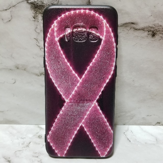 Galaxy(ギャラクシー)のGalaxy S8♥︎illumination pink ribbonケース♥︎ スマホ/家電/カメラのスマホアクセサリー(Androidケース)の商品写真