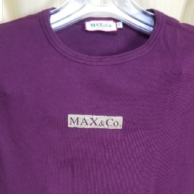 Max & Co.(マックスアンドコー)の期間限定値下‼️半袖Tシャツ　胸元のロゴが可愛い　春～秋まで着れる レディースのトップス(Tシャツ(半袖/袖なし))の商品写真