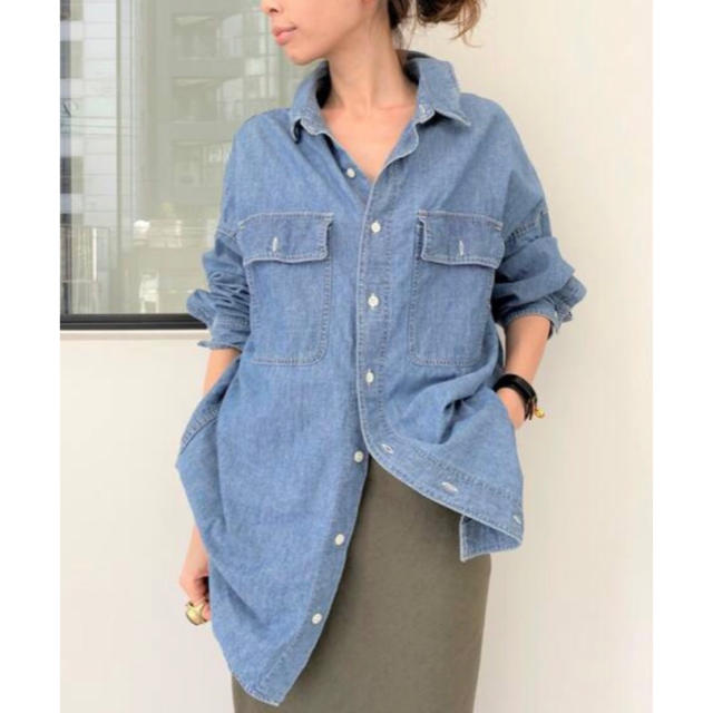 REMI RELIEF/レミレリーフChambray Shirt(WH)