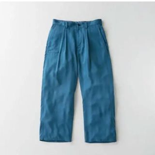 サンシー(SUNSEA)のRYO TAKASHIMA Spun cupra Wide pants Blue(スラックス)