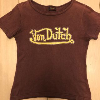 ボンダッチ(Von Dutch)のVonDutch(ボンダッチ)ブラウンTシャツ(Tシャツ(半袖/袖なし))