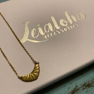 アングリッド(Ungrid)のleialoha brass sunset necklace(ネックレス)