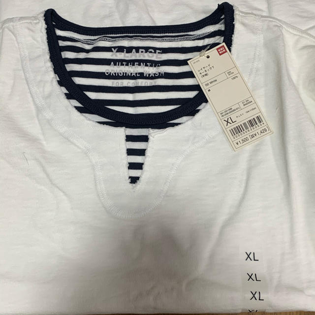 UNIQLO(ユニクロ)のUNIQLO メンズ Tシャツ XL メンズのトップス(Tシャツ/カットソー(半袖/袖なし))の商品写真