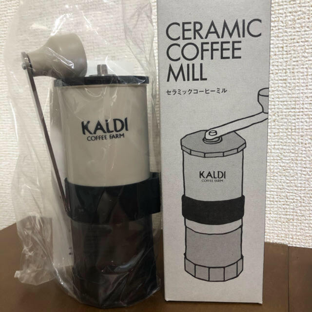 KALDI(カルディ)の新品　セラミックコーヒーミル　カルディ フィルター付き スマホ/家電/カメラの調理家電(コーヒーメーカー)の商品写真