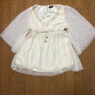 アベイル(Avail)のビジューシフォンチュニック♡ワンピース♡(ミニワンピース)