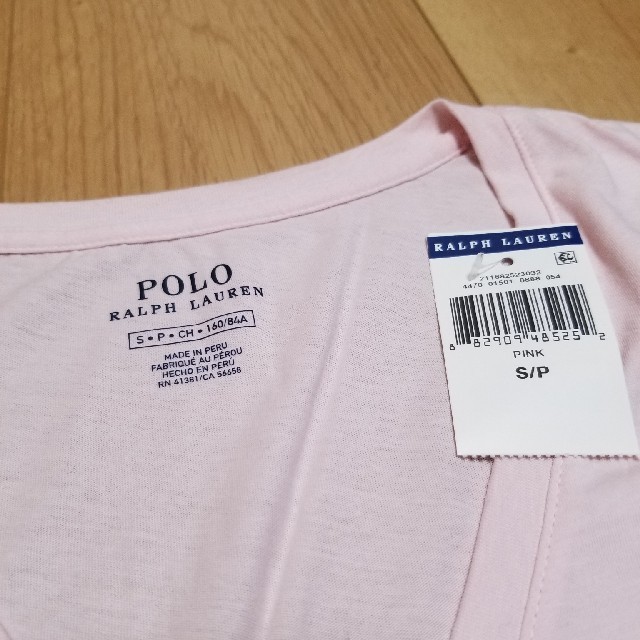 POLO RALPH LAUREN(ポロラルフローレン)の【新品・未使用・タグ付き】ポロ・ラルフローレン　Tシャツ　ピンク レディースのトップス(Tシャツ(半袖/袖なし))の商品写真