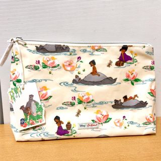 キャスキッドソン(Cath Kidston)の【新品】キャスキッドソン&ジャングルブック　ウォーターリリー　リバーコラボポーチ(ポーチ)