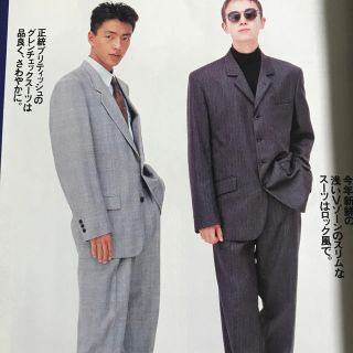 大沢たかおさん　メンズノンノ　1991年10月号(ファッション)