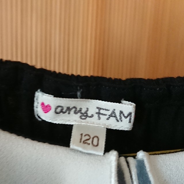 anyFAM(エニィファム)のエニィファム ワンピース 120 キッズ/ベビー/マタニティのキッズ服女の子用(90cm~)(ドレス/フォーマル)の商品写真