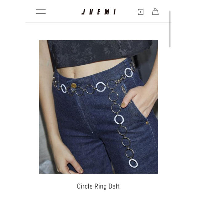 juemi   Circle Ring Belt