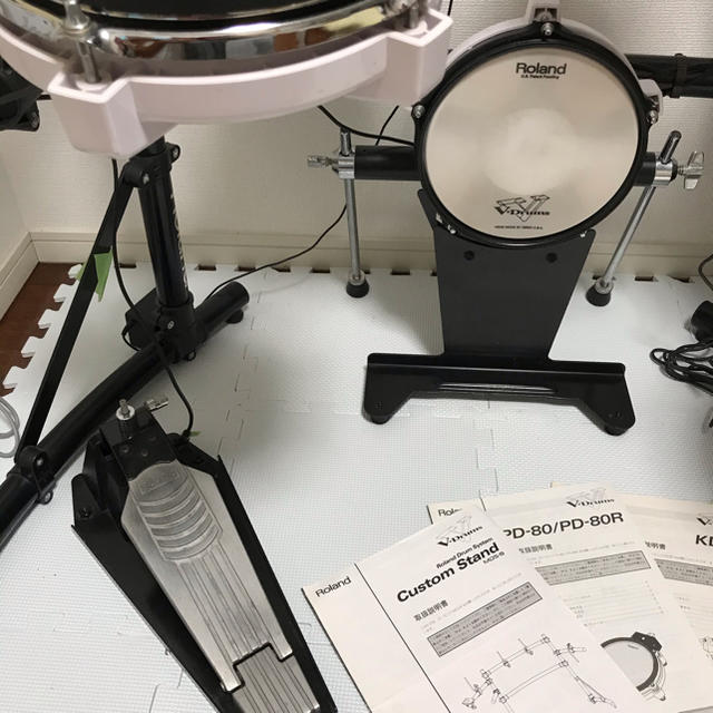 新品工具 Roland ローランド V-drum TD-8 電子ドラム 一式 電子ドラム
