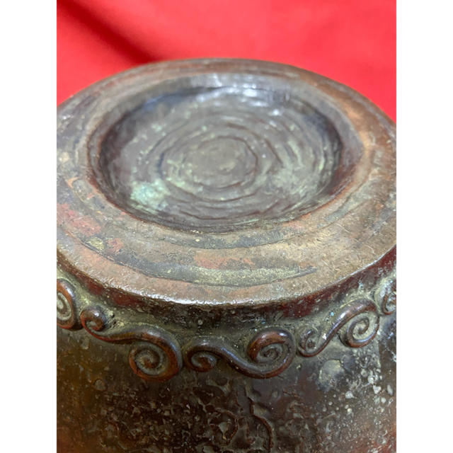 花瓶 希少 古い 金属製 銅? 花瓶 | so80.com.br