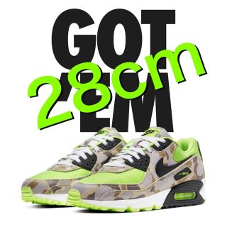 ナイキ(NIKE)の NIKE AIR MAX 90 DUCK CAMO GHOST GREEN (スニーカー)