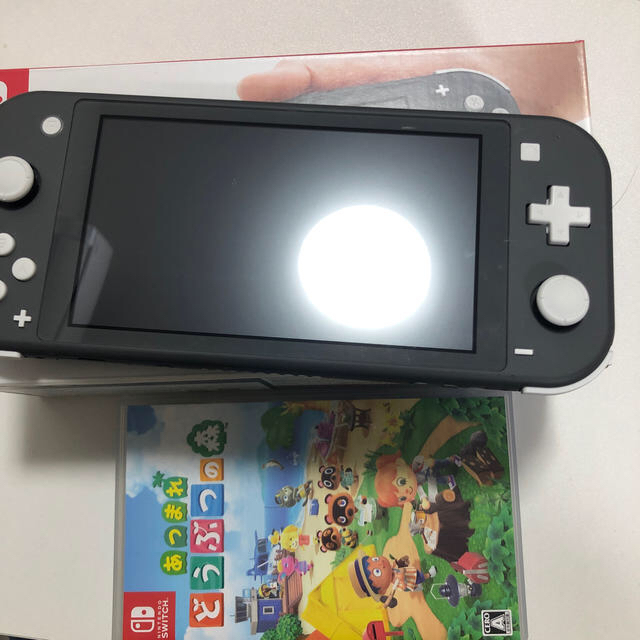 Nintendo Switch Liteグレー　あつまれ　どうぶつの森セット