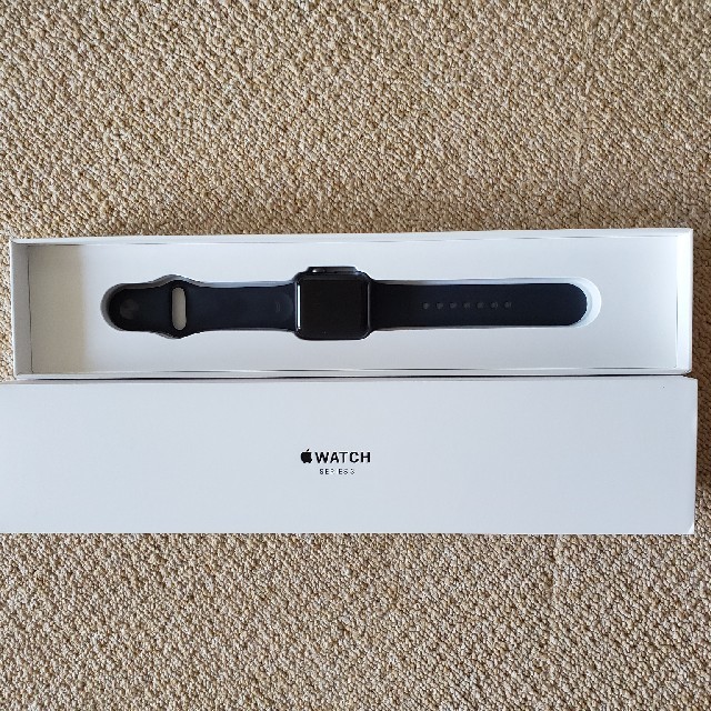 スマートフォン/携帯電話Apple Watch series3/GPS/38mm