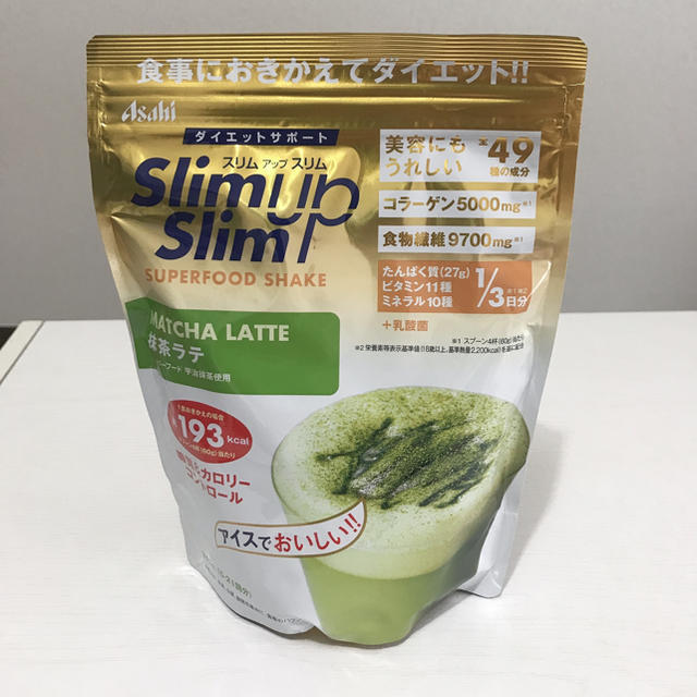 アサヒ(アサヒ)のスリムアップスリム　抹茶味 コスメ/美容のダイエット(ダイエット食品)の商品写真