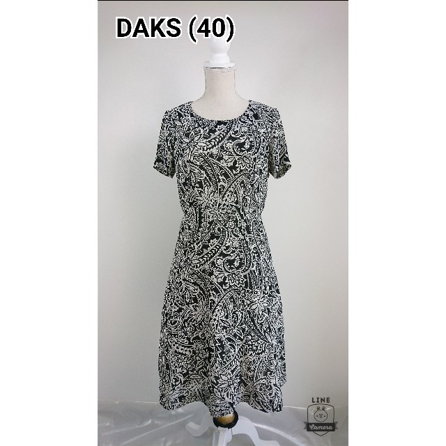 美品♪(40) DAKS  シフォンワンピース