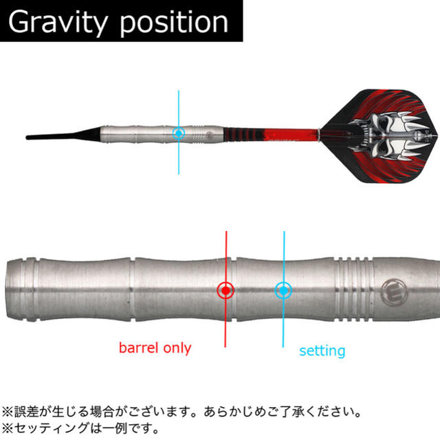 Target(ターゲット)の最終値下げwinmau ソフト　ダーツ　バレル　マーヴィンキング　おまけ付き エンタメ/ホビーのテーブルゲーム/ホビー(ダーツ)の商品写真