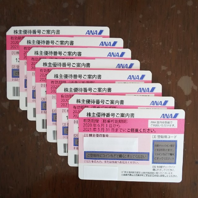 ANA株主優待券 8枚セット - www.glycoala.com