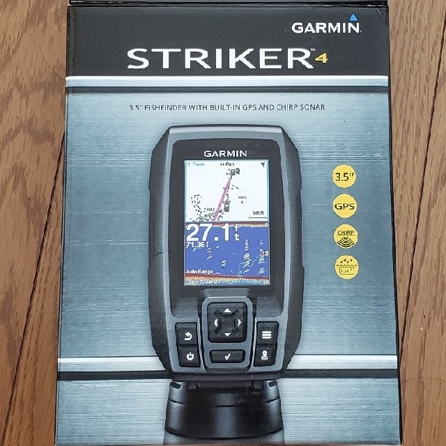 GARMIN(ガーミン)のガーミン ストライカー  4 （魚群探知機）用　振動子　未使用 スポーツ/アウトドアのフィッシング(その他)の商品写真