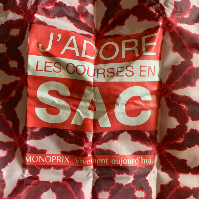 フランス パリのスーパー モノプリ Monoplix エコバッグ  レディースのバッグ(エコバッグ)の商品写真