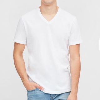 ユニクロ(UNIQLO)のUNIQLOドライカラーVネックT ユニクロパックT(Tシャツ/カットソー(半袖/袖なし))