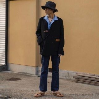 サンシー(SUNSEA)のSUNSEA 18SS TEKETEKE DENIM PANTS【サイズ・2】(デニム/ジーンズ)