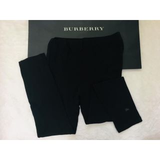 バーバリー(BURBERRY)のバーバリー ロンドン☆ロゴマーク刺繍入り レギンス スパッツ☆三陽商会 正規品(その他)