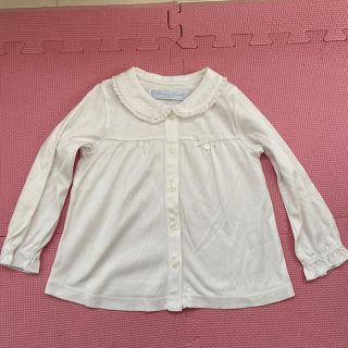 タルティーヌ エ ショコラ(Tartine et Chocolat)のタルティーヌエショコラ　ニットシャツ　90cm(Tシャツ/カットソー)